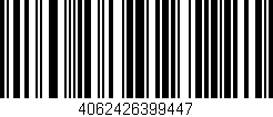 Código de barras (EAN, GTIN, SKU, ISBN): '4062426399447'