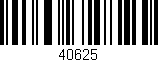 Código de barras (EAN, GTIN, SKU, ISBN): '40625'
