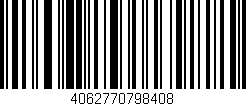 Código de barras (EAN, GTIN, SKU, ISBN): '4062770798408'