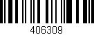 Código de barras (EAN, GTIN, SKU, ISBN): '406309'