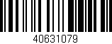 Código de barras (EAN, GTIN, SKU, ISBN): '40631079'