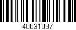 Código de barras (EAN, GTIN, SKU, ISBN): '40631097'