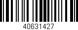 Código de barras (EAN, GTIN, SKU, ISBN): '40631427'