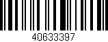 Código de barras (EAN, GTIN, SKU, ISBN): '40633397'