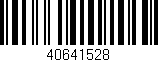 Código de barras (EAN, GTIN, SKU, ISBN): '40641528'