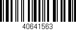 Código de barras (EAN, GTIN, SKU, ISBN): '40641563'