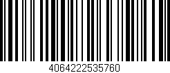 Código de barras (EAN, GTIN, SKU, ISBN): '4064222535760'