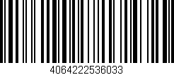 Código de barras (EAN, GTIN, SKU, ISBN): '4064222536033'