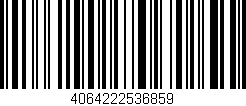 Código de barras (EAN, GTIN, SKU, ISBN): '4064222536859'