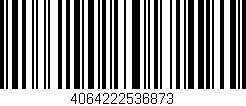 Código de barras (EAN, GTIN, SKU, ISBN): '4064222536873'