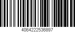 Código de barras (EAN, GTIN, SKU, ISBN): '4064222536897'