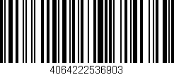 Código de barras (EAN, GTIN, SKU, ISBN): '4064222536903'
