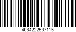 Código de barras (EAN, GTIN, SKU, ISBN): '4064222537115'
