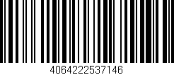 Código de barras (EAN, GTIN, SKU, ISBN): '4064222537146'