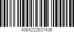 Código de barras (EAN, GTIN, SKU, ISBN): '4064222537436'