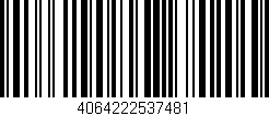 Código de barras (EAN, GTIN, SKU, ISBN): '4064222537481'