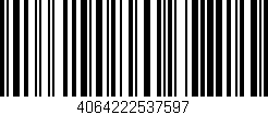 Código de barras (EAN, GTIN, SKU, ISBN): '4064222537597'