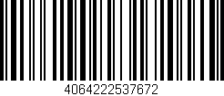 Código de barras (EAN, GTIN, SKU, ISBN): '4064222537672'