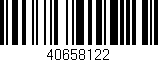 Código de barras (EAN, GTIN, SKU, ISBN): '40658122'