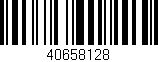Código de barras (EAN, GTIN, SKU, ISBN): '40658128'