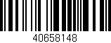 Código de barras (EAN, GTIN, SKU, ISBN): '40658148'