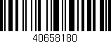 Código de barras (EAN, GTIN, SKU, ISBN): '40658180'
