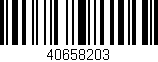 Código de barras (EAN, GTIN, SKU, ISBN): '40658203'
