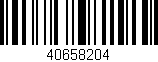 Código de barras (EAN, GTIN, SKU, ISBN): '40658204'