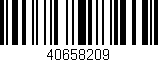 Código de barras (EAN, GTIN, SKU, ISBN): '40658209'