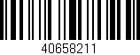 Código de barras (EAN, GTIN, SKU, ISBN): '40658211'