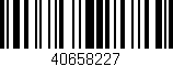 Código de barras (EAN, GTIN, SKU, ISBN): '40658227'