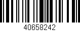 Código de barras (EAN, GTIN, SKU, ISBN): '40658242'