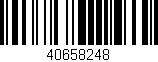 Código de barras (EAN, GTIN, SKU, ISBN): '40658248'