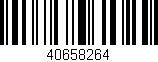 Código de barras (EAN, GTIN, SKU, ISBN): '40658264'