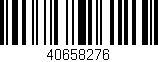 Código de barras (EAN, GTIN, SKU, ISBN): '40658276'