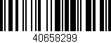 Código de barras (EAN, GTIN, SKU, ISBN): '40658299'