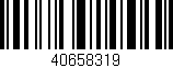 Código de barras (EAN, GTIN, SKU, ISBN): '40658319'