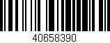 Código de barras (EAN, GTIN, SKU, ISBN): '40658390'