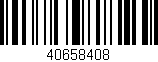 Código de barras (EAN, GTIN, SKU, ISBN): '40658408'