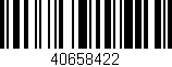 Código de barras (EAN, GTIN, SKU, ISBN): '40658422'