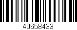 Código de barras (EAN, GTIN, SKU, ISBN): '40658433'