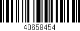 Código de barras (EAN, GTIN, SKU, ISBN): '40658454'