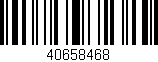 Código de barras (EAN, GTIN, SKU, ISBN): '40658468'