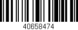 Código de barras (EAN, GTIN, SKU, ISBN): '40658474'