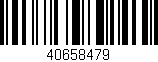 Código de barras (EAN, GTIN, SKU, ISBN): '40658479'