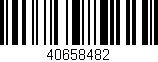 Código de barras (EAN, GTIN, SKU, ISBN): '40658482'
