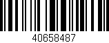 Código de barras (EAN, GTIN, SKU, ISBN): '40658487'