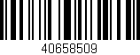 Código de barras (EAN, GTIN, SKU, ISBN): '40658509'