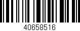 Código de barras (EAN, GTIN, SKU, ISBN): '40658516'