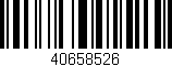 Código de barras (EAN, GTIN, SKU, ISBN): '40658526'